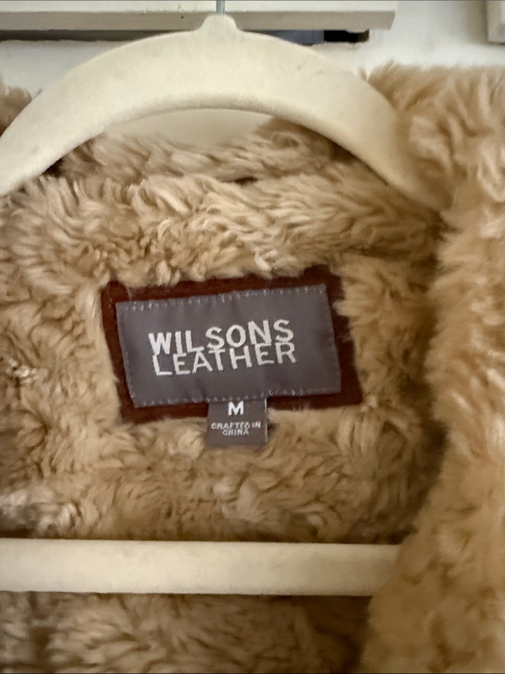 Wilsons Leather Women's Brown Suede Faux Shearling Jacket - Picture 2 of 3